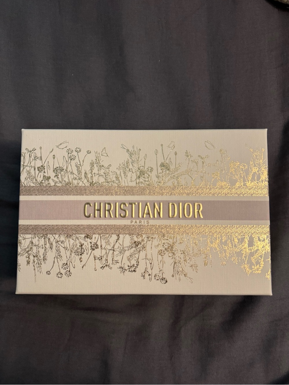 Dior Ivory and Gold Branded Tissue in Blush Box